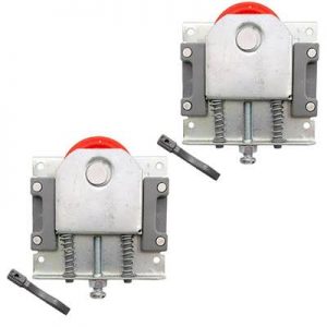 دو عدد قرقره درب ریلی کمد