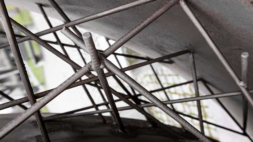 تراکم بالای میلگرد ساختمانی