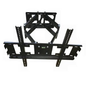براکت تلویزیون دو بازو مناسب برای تلویزیون های 55 تا 85 اینچ از دید روبرو