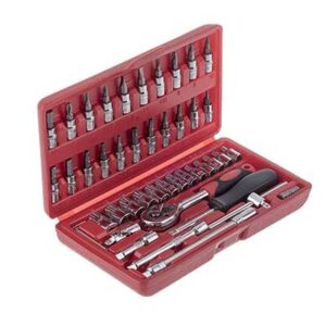 جعبه بکس ۴۶ پارچه بکس درایو ۱/۴ جعبه باز